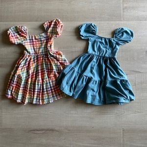 TWO Alice & Ames Juliette puff sleeve twirl dresses